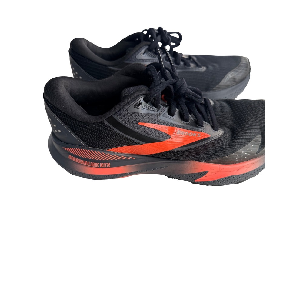 Brooks Adrenaline GTS 24 Running Shoes Womens 8.5M Black Coral DNA Athletic - Picture 9 of 13